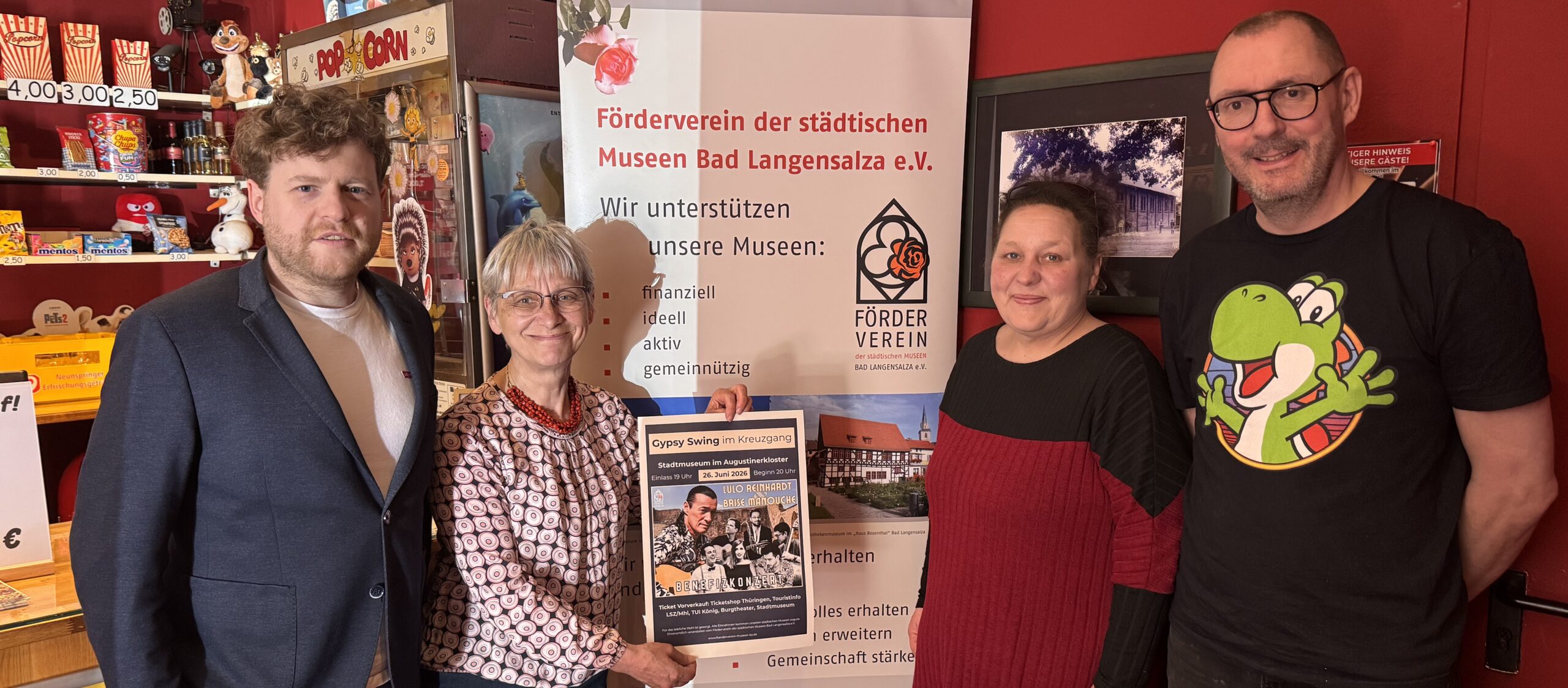 Vorverkauf im Burgtheater Gypsy Swing im Kreuzgang